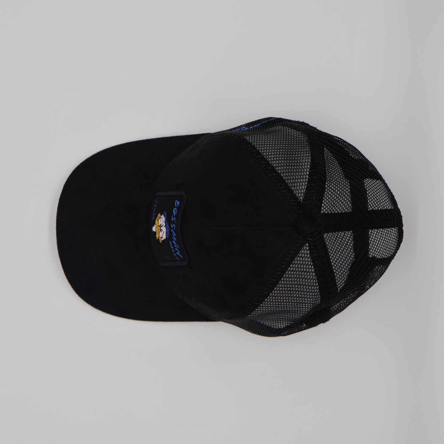 #Lazy - Black Suede Trucker Hat