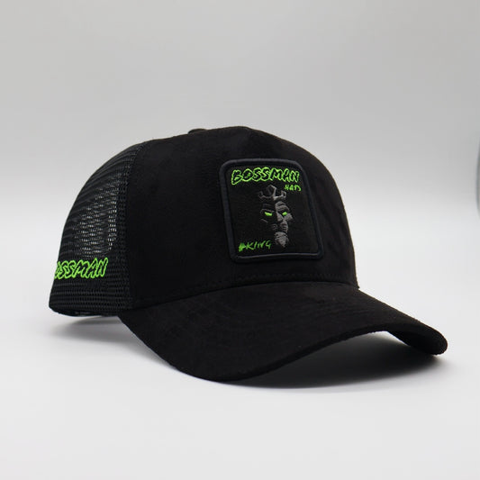 #King - Black Suede Trucker