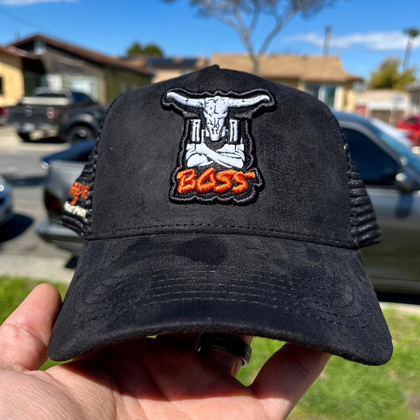 Boss - Black/Suede Trucker Hat